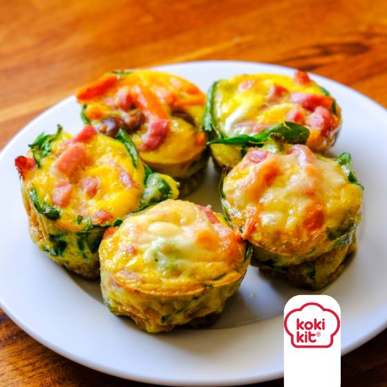 Resep Muffin Telur Bayam