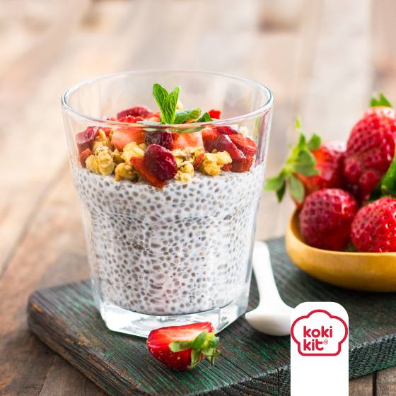 resep chia pudding