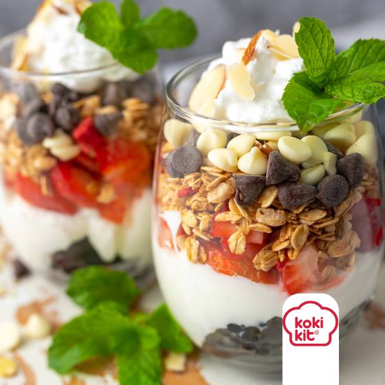 Yogurt with Fruit and Nuts